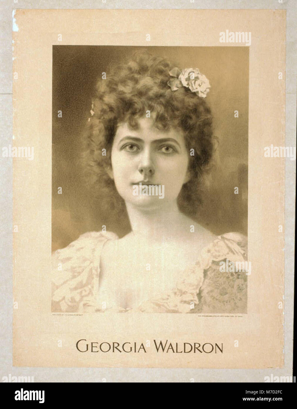 La Georgia Waldron - da foto di C.M. Hayes & Co. di Detroit. LCCN2014635915 Foto Stock