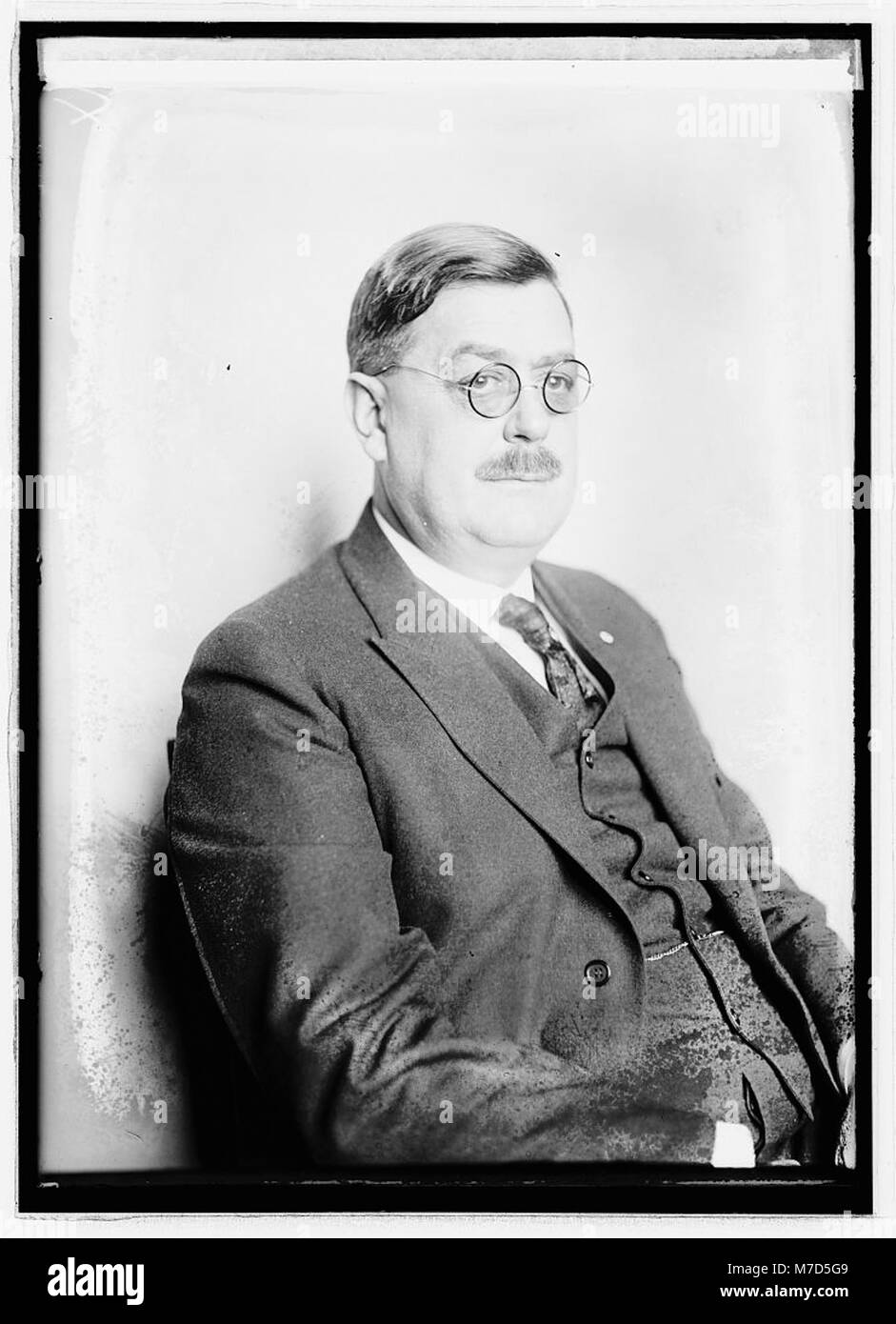 Harry J. Bixler era un individuo della Pennsylvania, riconosciuto per i suoi contributi alla società locale durante la sua vita. Foto Stock