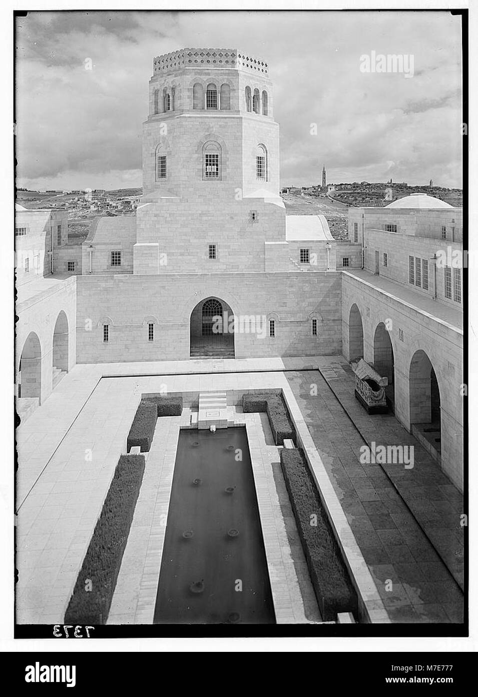 Museo (Rockefeller) in Gerusalemme. Museo. Tower & corte interna, cercando E. (montante) matpc LOC.03388 Foto Stock