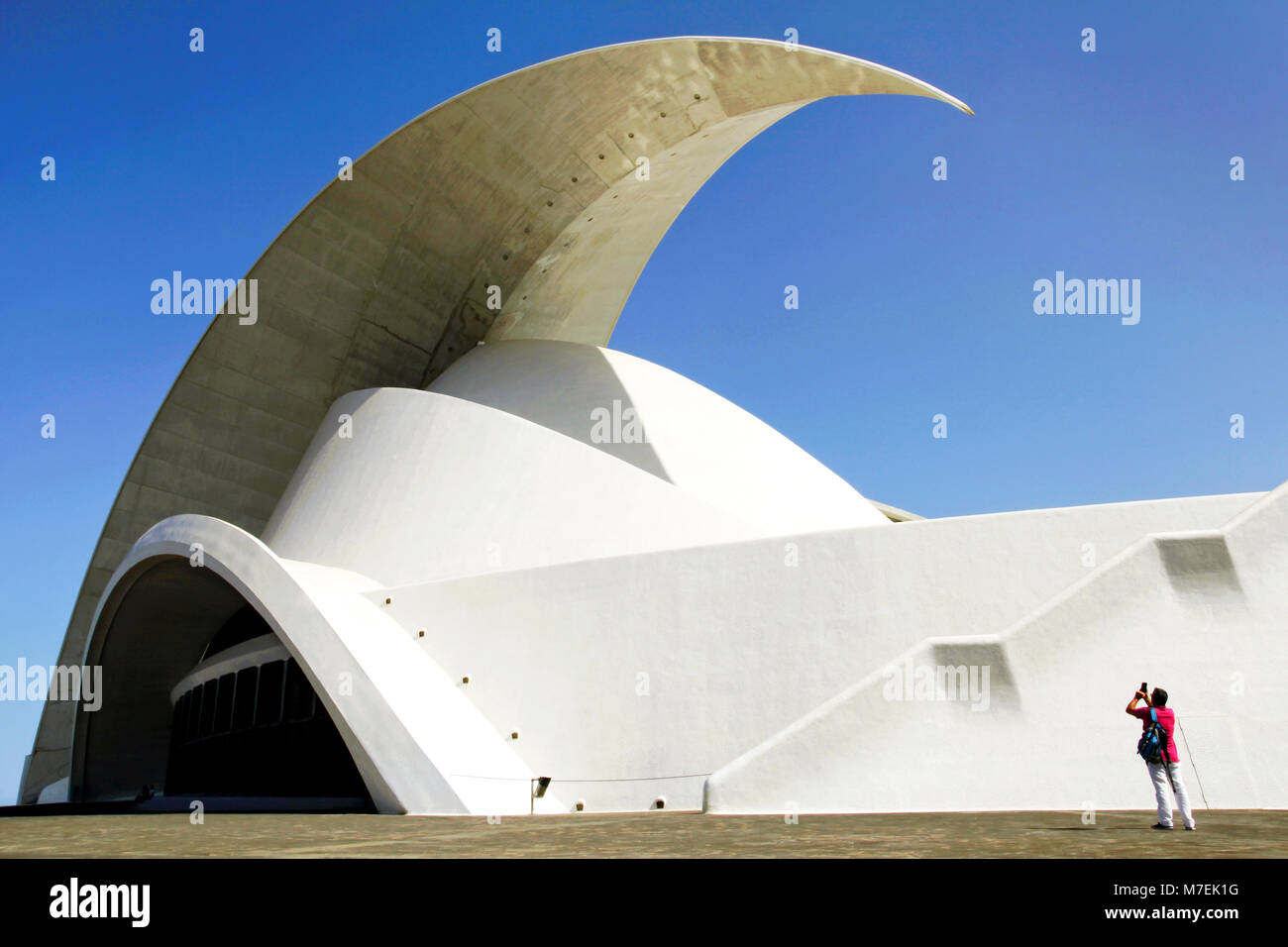 Auditorio de Tenerife Adán Martín, Santa Cruz de Tenerife, Isole Canarie, Spagna Foto Stock