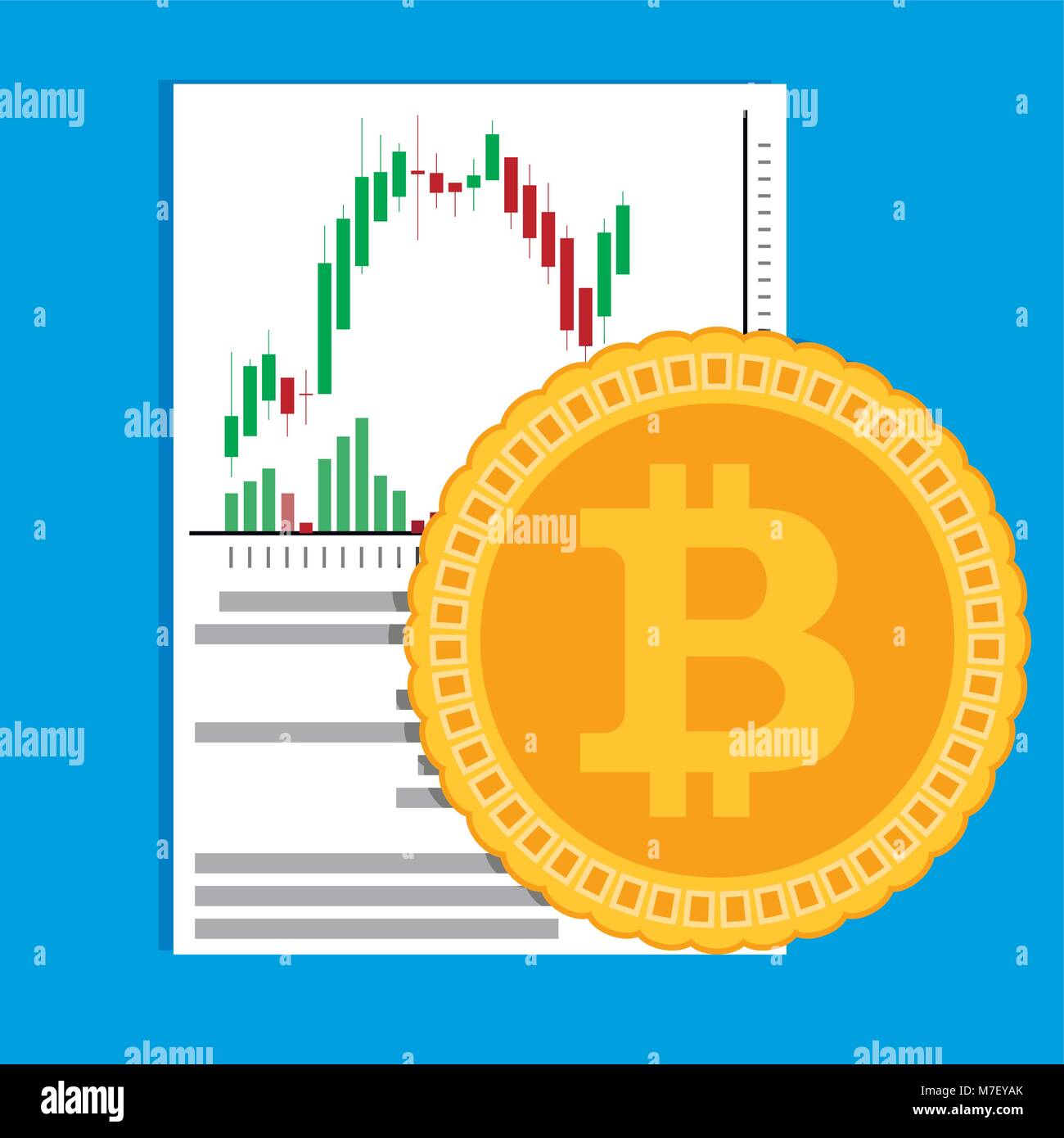 Crypto business exchange piatta. Denaro scambio delle finanze, bitcoin mercato. Illustrazione Vettoriale Illustrazione Vettoriale