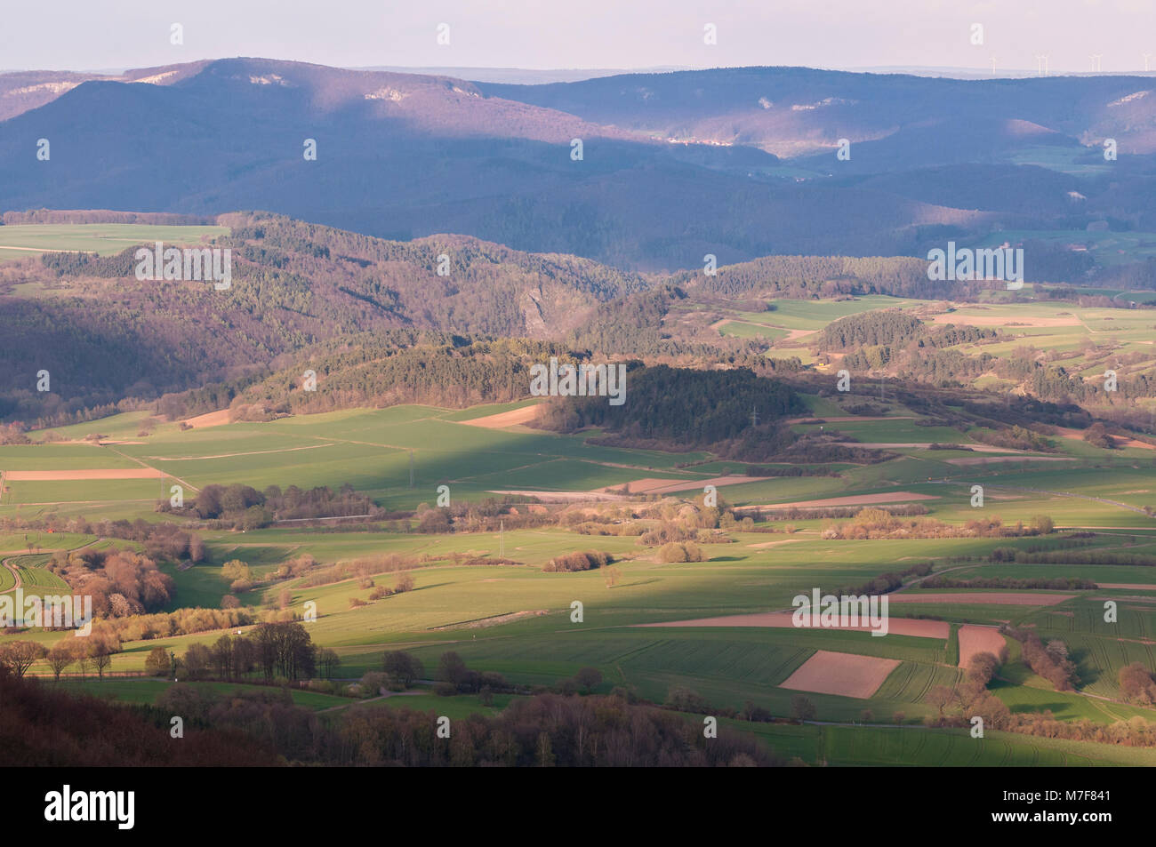 Landschaft Hoher Meissner, Assia, Deutschland, Europa Foto Stock