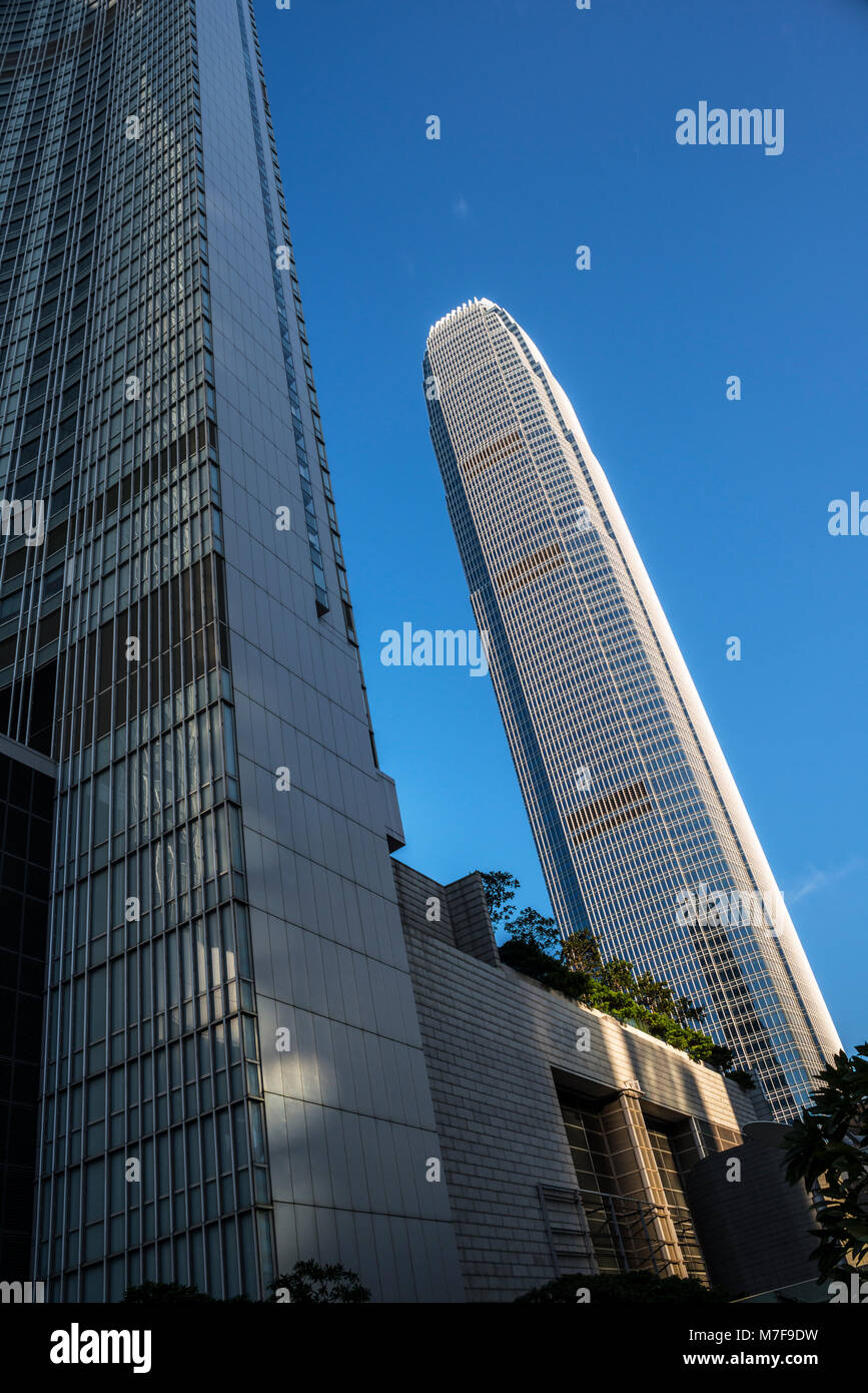 Centro Internazionale delle Finanze grattacielo, Hong Kong Foto Stock