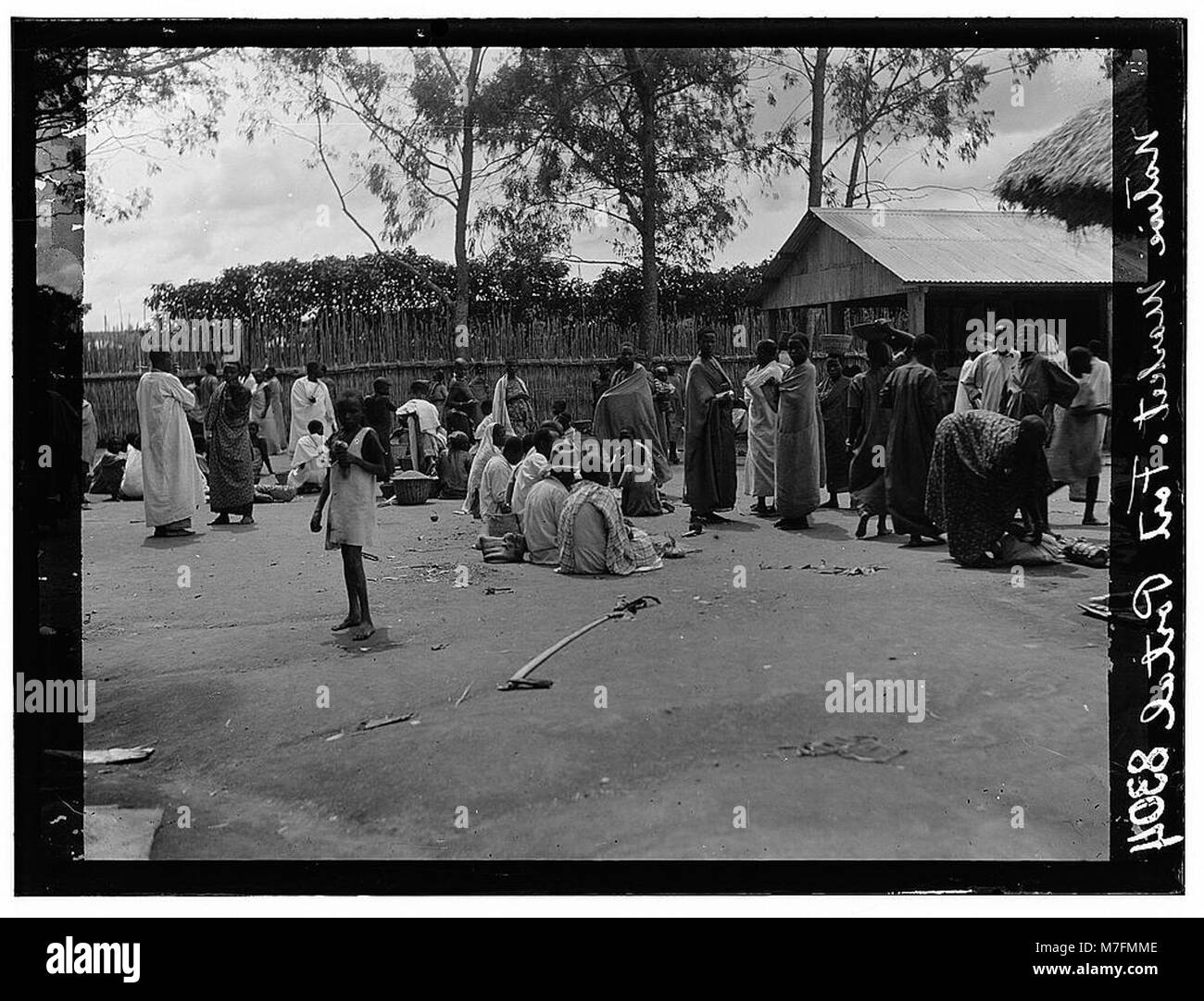 Uganda. Da Hoima a Fort Portal. In nativo sul mercato matpc LOC.00341 Foto Stock