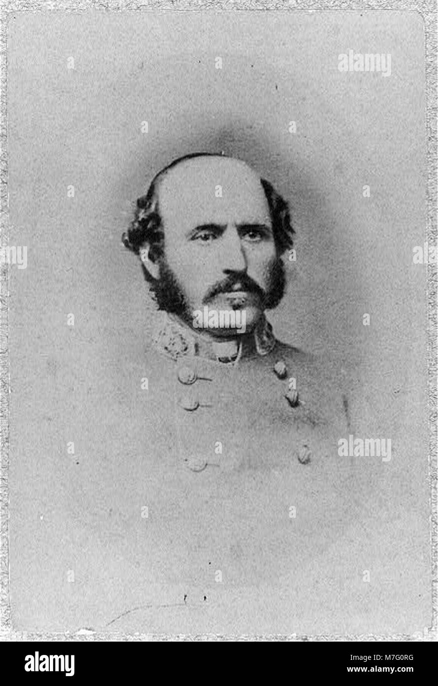 Un ritratto del busto di Zebulon York, una figura di spicco scomparsa nel 1900, catturato in un profilo rivolto a destra, che offre una visione del suo significato storico. Foto Stock