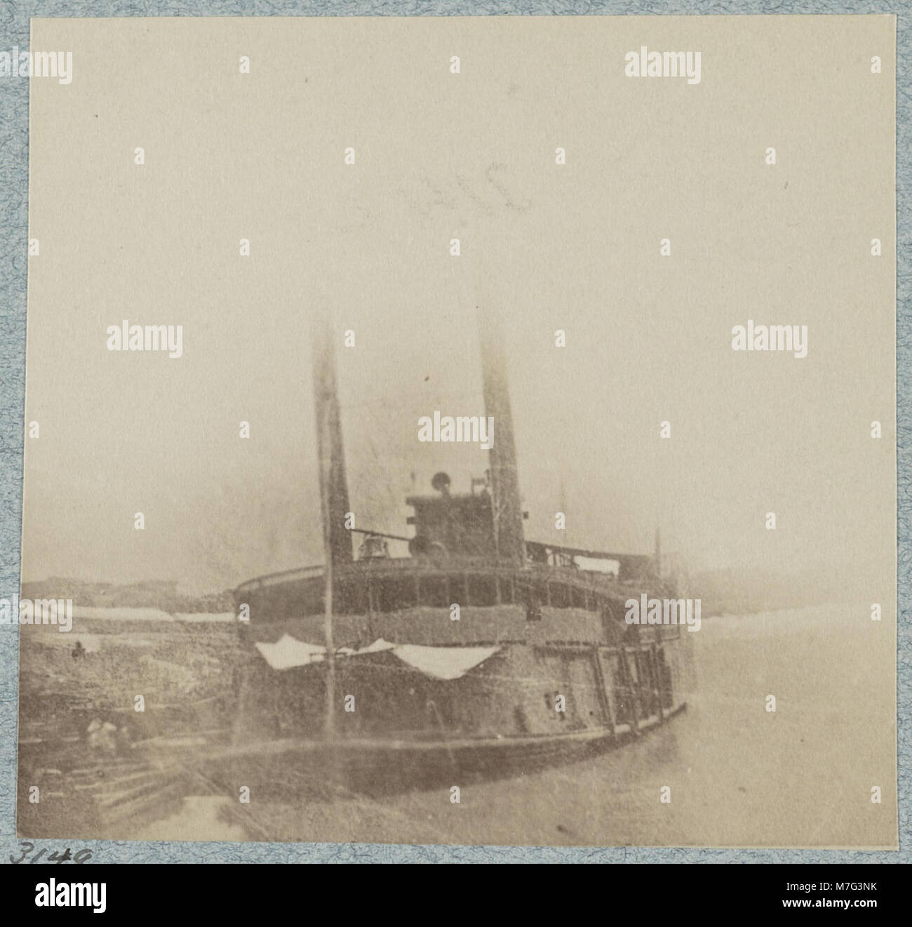 La cannoniera statunitense Silver Cloud, una nave navale americana, catturata in un'immagine storica, che rappresenta le navi militari dei primi anni del XX secolo. Foto Stock