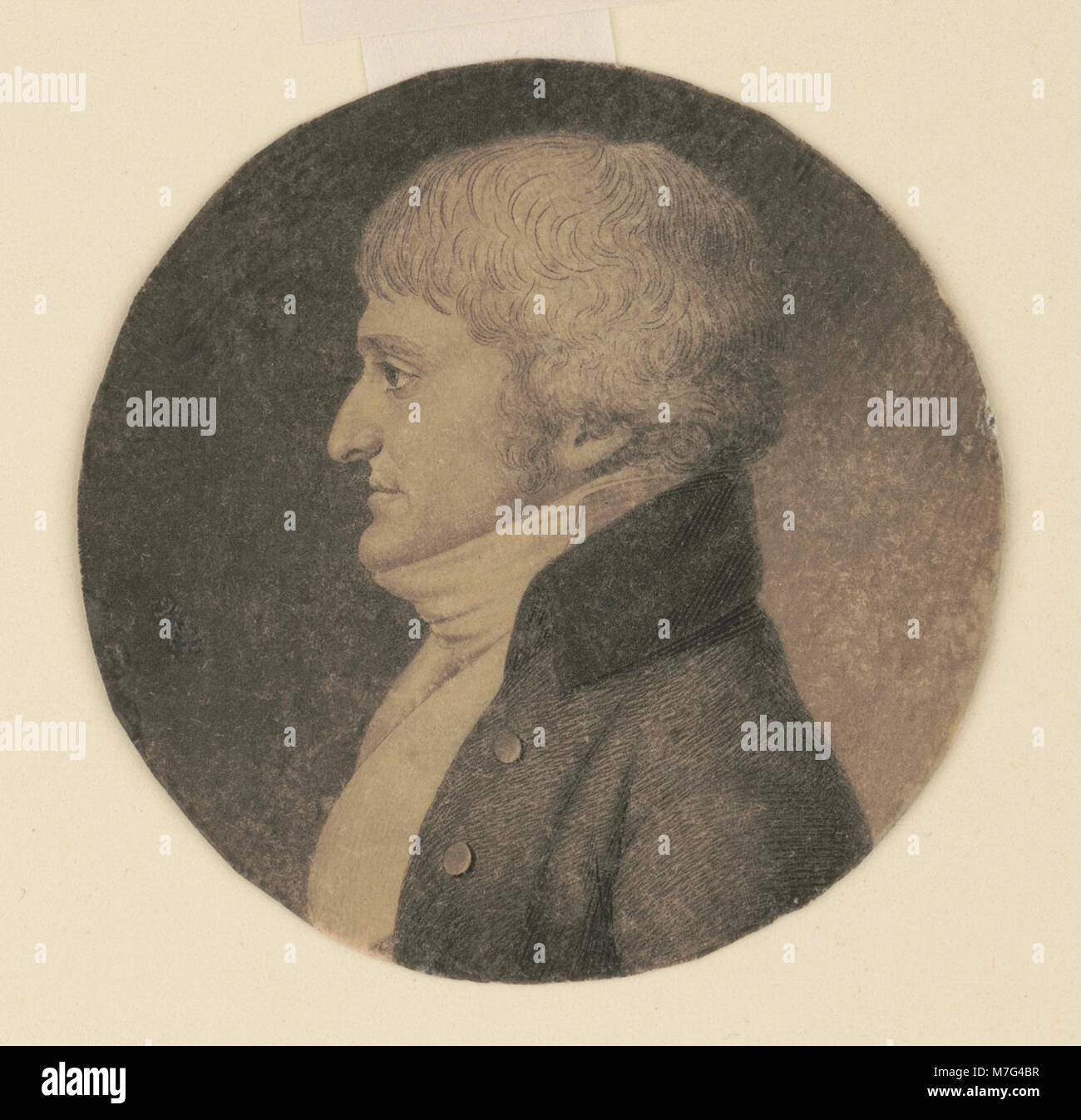 Ritratto di Claude Amable Brasier, scattato in una fotografia formale. Foto Stock