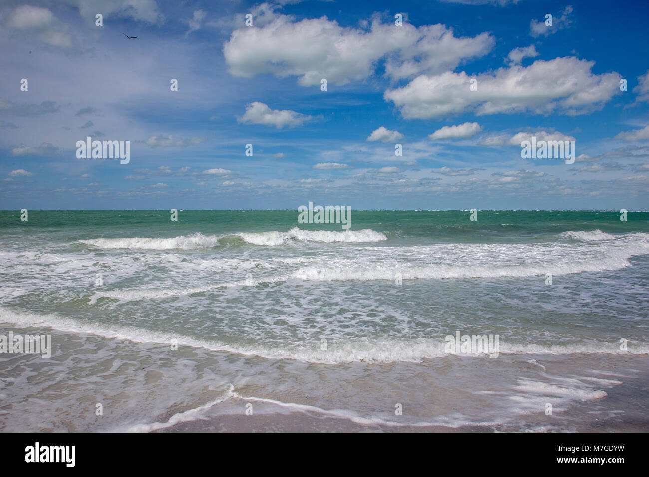 Acqua via Egmont Key parco dello stato sul Golfo del Messico sulla costa occidentale della Florida Foto Stock