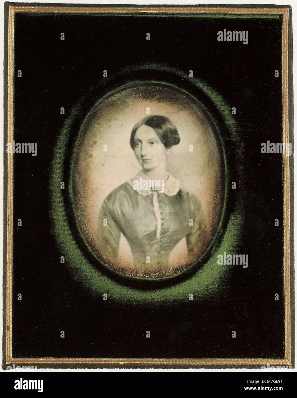 Una fotografia russa degli anni '1840 della granduchessa Maria Nikolaevna, parte della fotografia storica russa, che mostra ritratti reali. Foto Stock