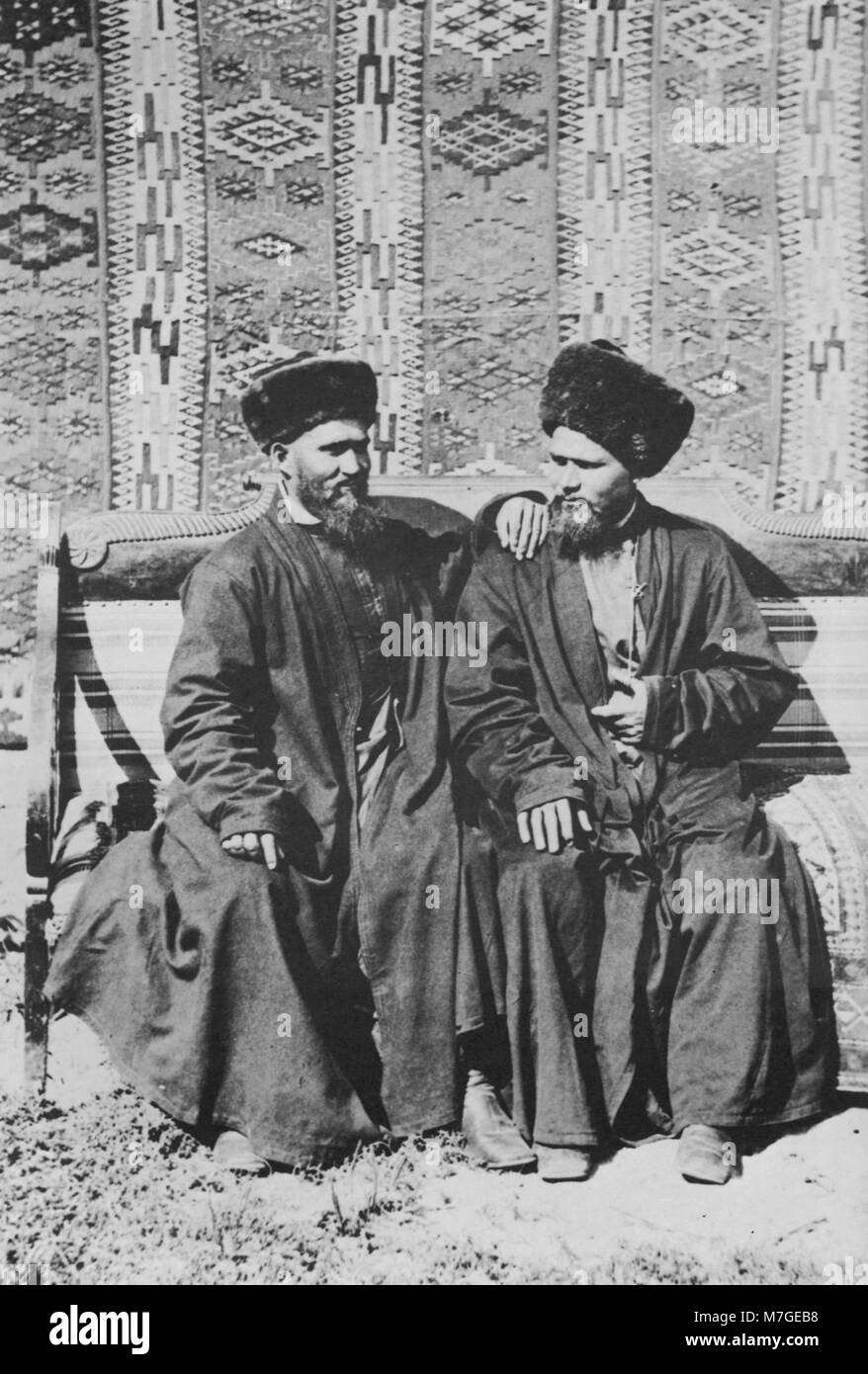 Russischer Fotografia um 1885 - Tataren aus Kasan (Zeno fotografie) Foto Stock