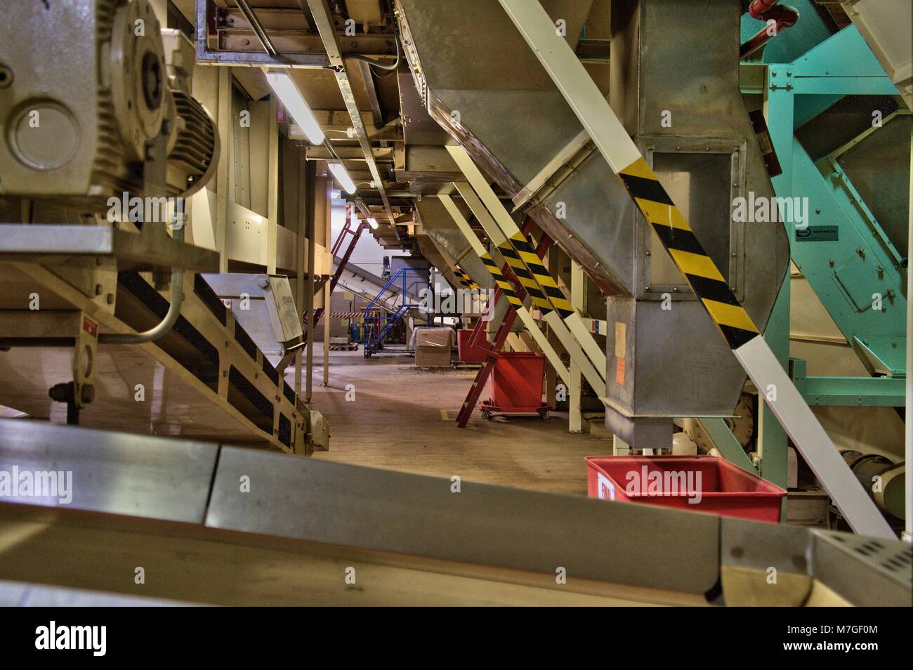 Il reparto principale della Imperial Tobacco fabbrica, Nottingham, Regno Unito Foto Stock