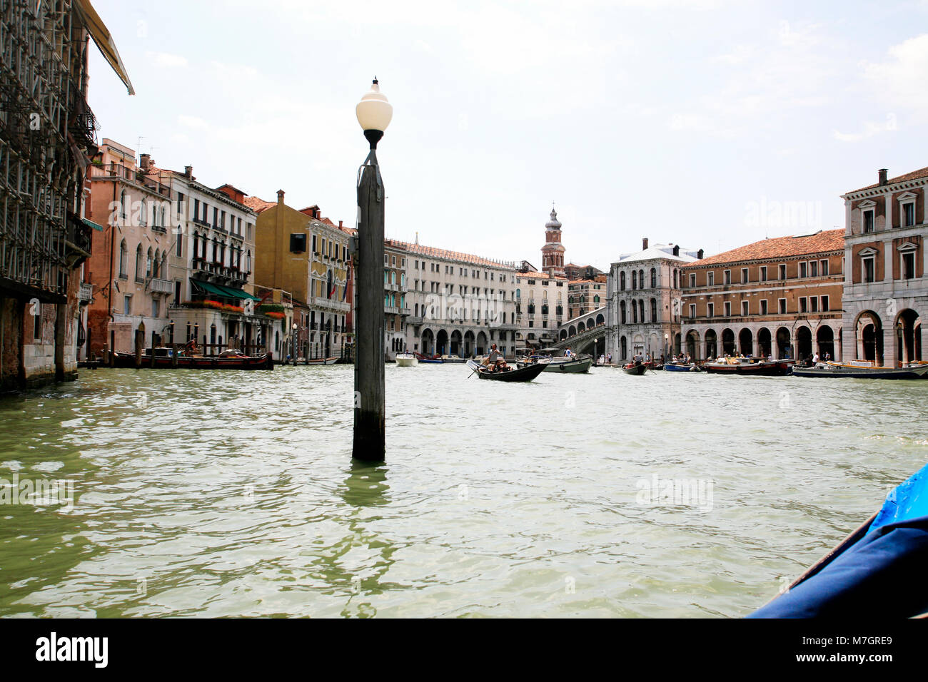 Venezia Ponte di Rialto 2015 Ponte sul Canal Grande a Venezia sin dal XII secolo Foto Stock