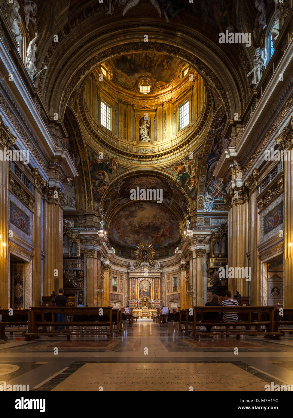 Chiesa del Gesù, Roma, Italia Foto Stock