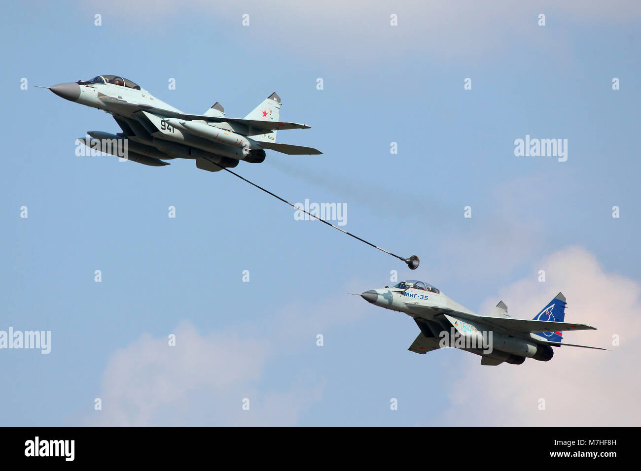 MiG-29K e MiG-35 caccia russo di Air Force. Foto Stock