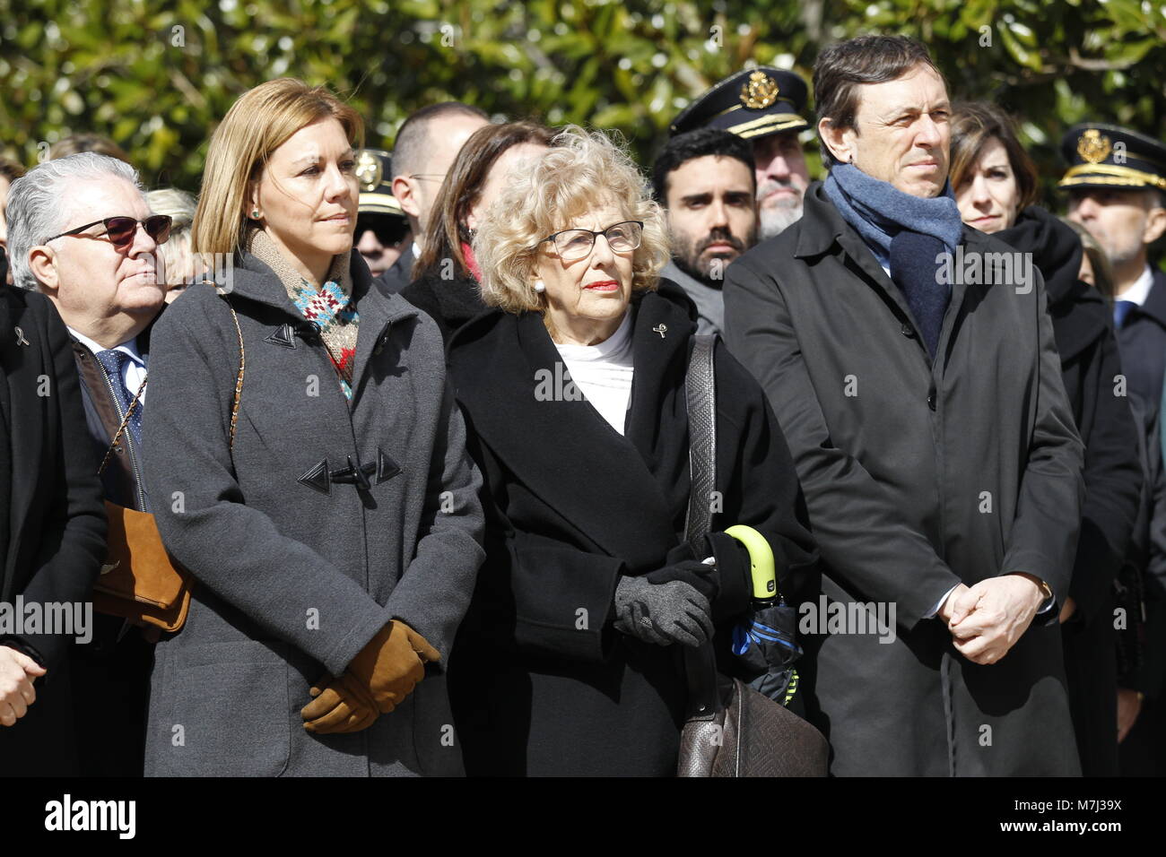 Madrid, Spagna. 11 Marzo 2018.durante un omaggio alla memoria delle vittime dell'attentato del 11-M 2004, presso la foresta del Parco del Retiro domenica 11 marzo 2018. Credito: Gtres Información más Comuniación on line, S.L./Alamy Live News Foto Stock