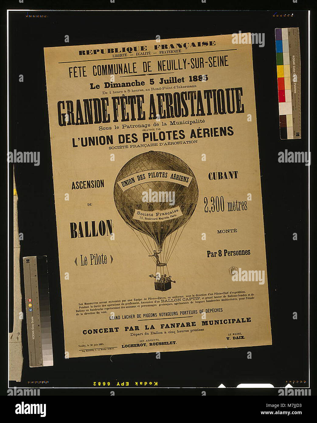 Questo evento aereo, organizzato dall'Union of Air Pilots della French Ballooning Society, mette in evidenza le prime mostre di mongolfiera e i progressi dell'aviazione in Francia durante i primi anni del XX secolo. Foto Stock