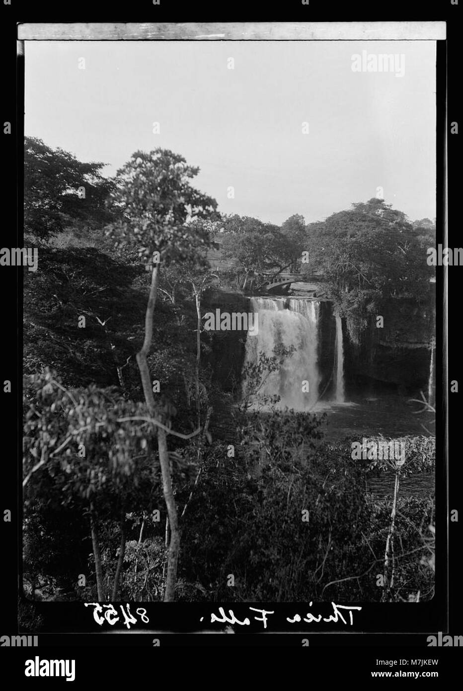 Kenya Colony. Fort Hall. Il Thika cade sulla strada di Fort Hall matpc LOC.17587 Foto Stock