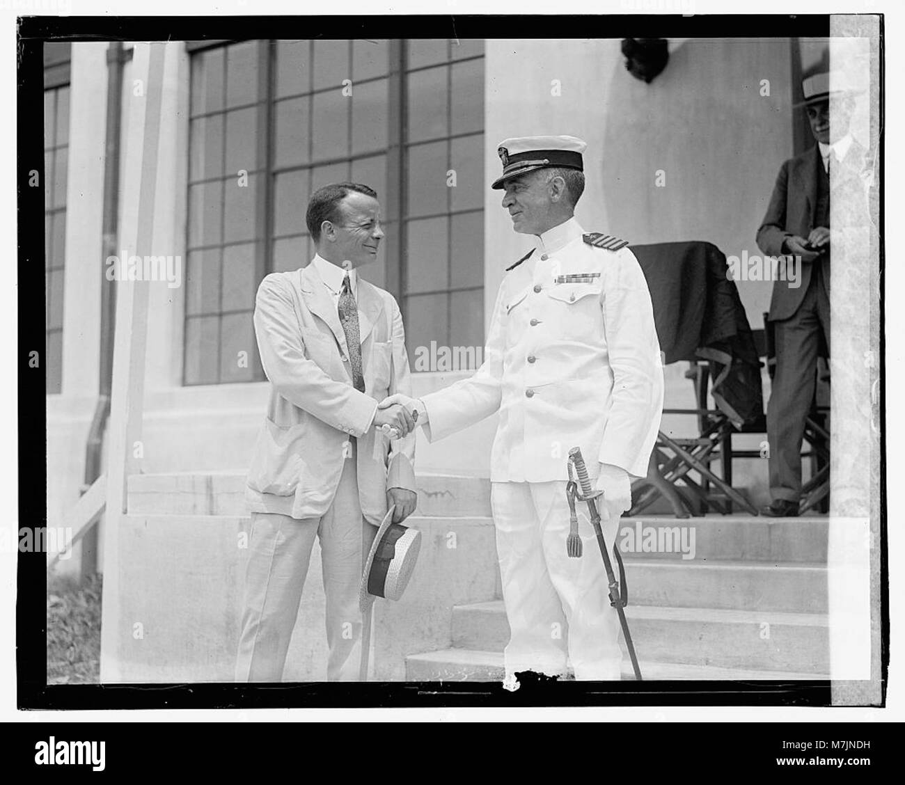 Roosevelt & Capt. E.L. Brunet, 7-2-23 LOC npcc.08971 Foto Stock
