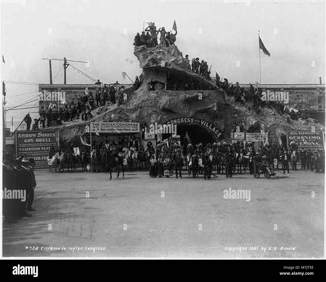 Esposizione panamericana, Buffalo, N.Y., 1901 - Ingresso al Congresso indiano LCCN2002709462 Foto Stock