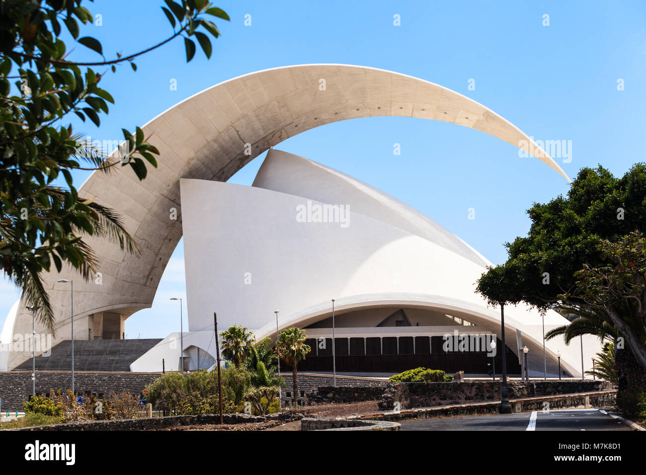 Auditorio de Tenerife - futuristici concert hall, progettato da Santiago Calatrava Foto Stock