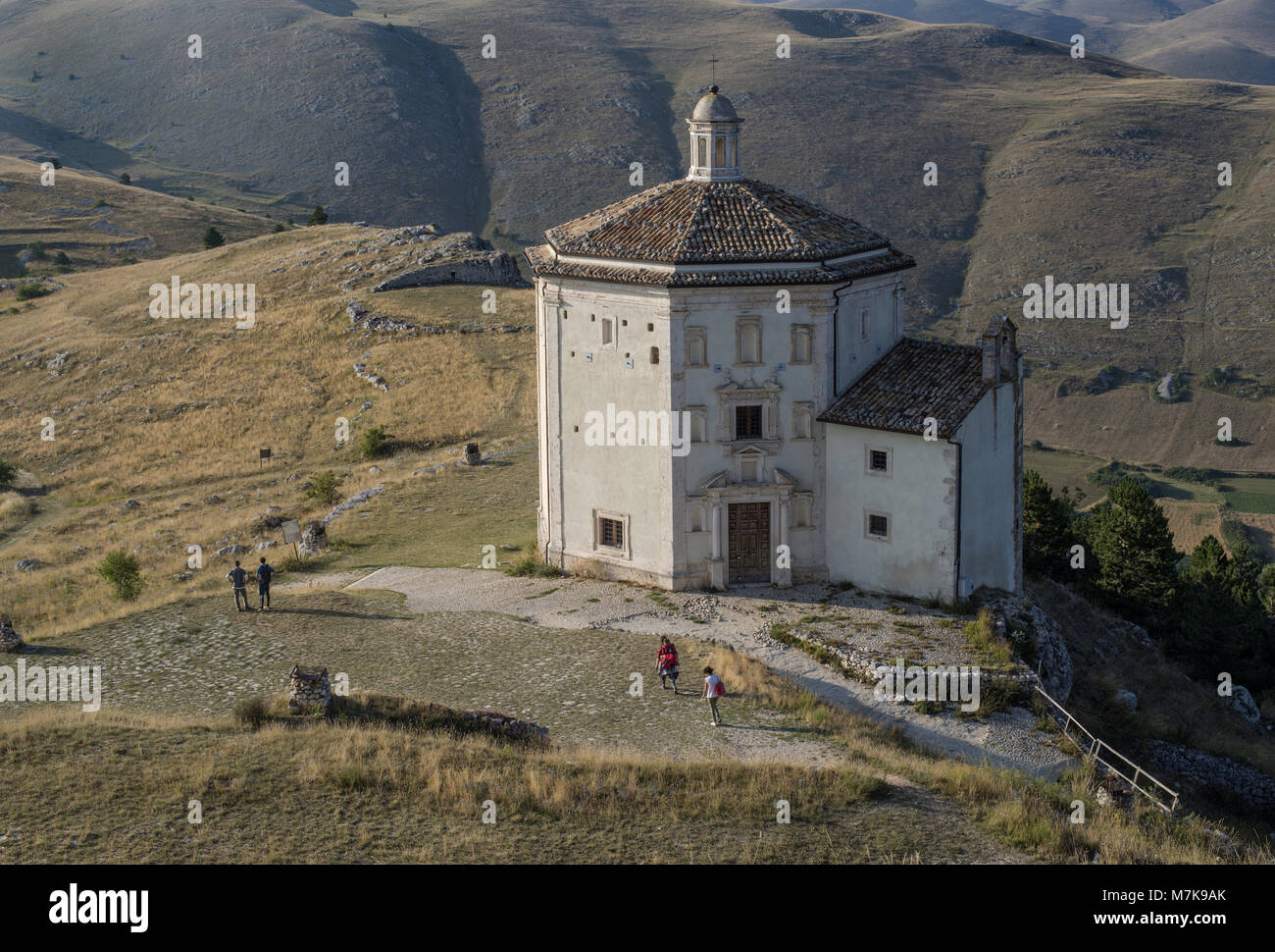 Santa Maria della Pietà, Calascio, Abruzzo Foto Stock