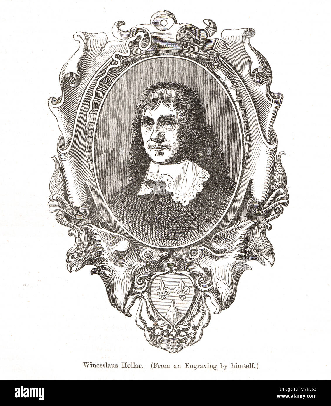 Wenceslaus Hollar, 1607-1677, Bohemian etcher Foto Stock
