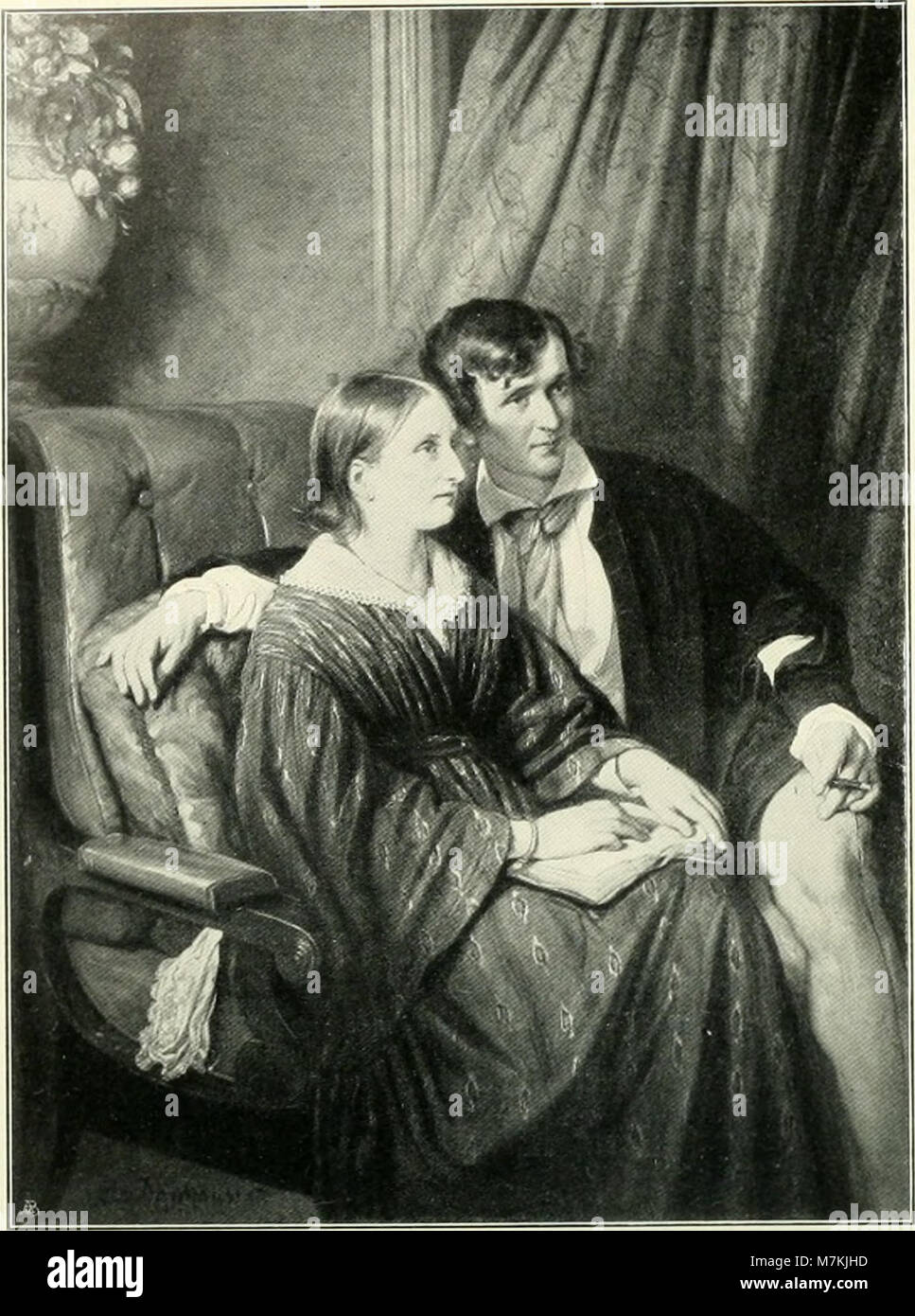 Questa pubblicazione registra la mostra d'arte tedesca del 1906 dal 1775 al 1875 alla Royal National Gallery di Berlino. Pubblicato dal Consiglio di amministrazione della German Centennial Exhibition, presenta un testo introduttivo di Hugo e presenta una selezione curata di opere di quell'epoca. Foto Stock