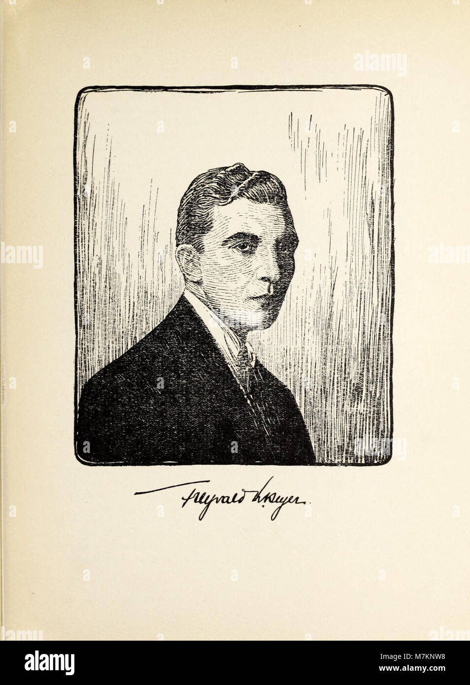 Bidrag til bokhandelens historie i Bergen - utarbeidet ho anledning firmaet F. Beyers 100-jubilaeum aars (1919) (14593759887) Foto Stock