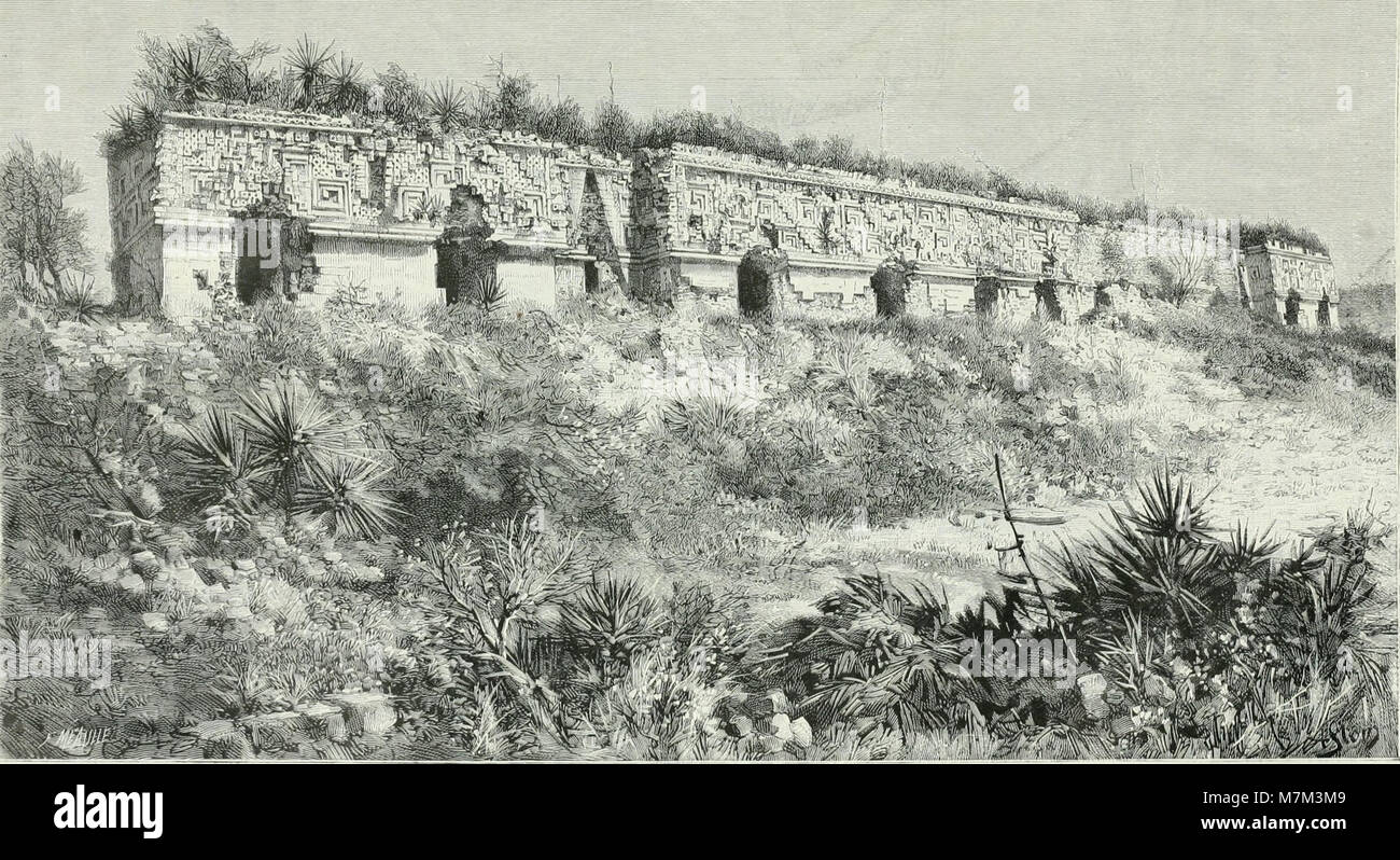 La pubblicazione del 1884 "América Pintoresca" documenta i viaggi degli esploratori nelle Americhe, illustrando paesaggi diversi, popolazioni indigene e incontri culturali in tutto il continente. Foto Stock