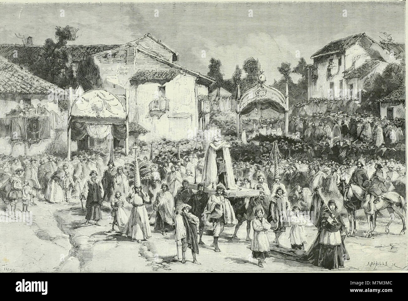 Una pubblicazione spagnola del 1884 intitolata "América pintoresca", che presenta resoconti illustrati di viaggi di esplorazioni nelle Americhe da parte di esploratori contemporanei del XIX secolo. Foto Stock