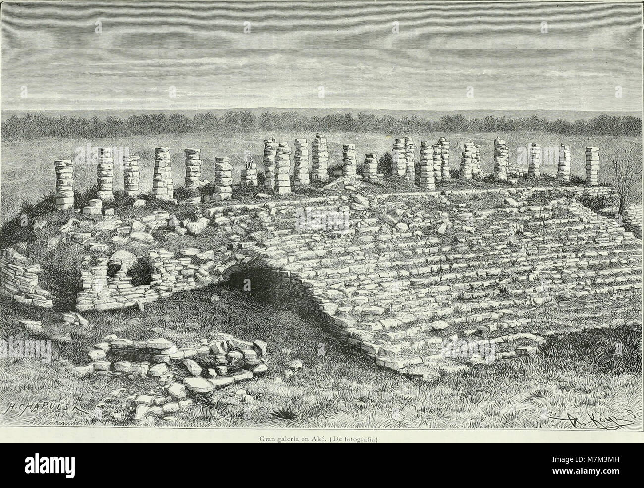 Pubblicato nel 1884, América pintoresca Documents viaggia attraverso le Americhe da esploratori contemporanei, con descrizioni di paesaggi, persone e culture in tutto il nuovo mondo. Foto Stock