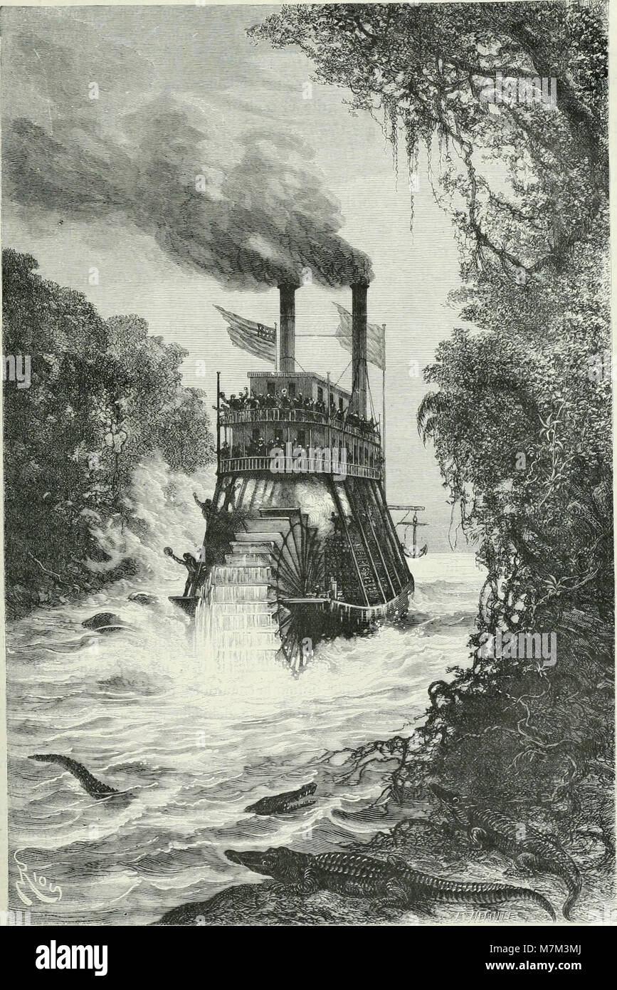 Pubblicato nel 1884, América Pintoresca fornisce resoconti narrativi dei viaggi degli esploratori attraverso le Americhe, descrivendo paesaggi, fauna selvatica e diversità culturale da una prospettiva del XIX secolo. Foto Stock