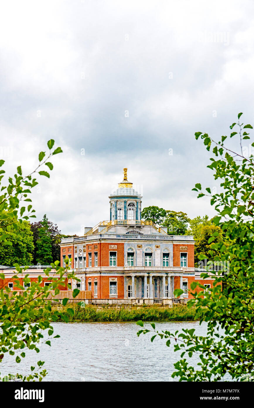 Potsdam (Germania), Marmorpalais am Heiligen vedere; Palazzo di Marmo, Neuer Garten Foto Stock