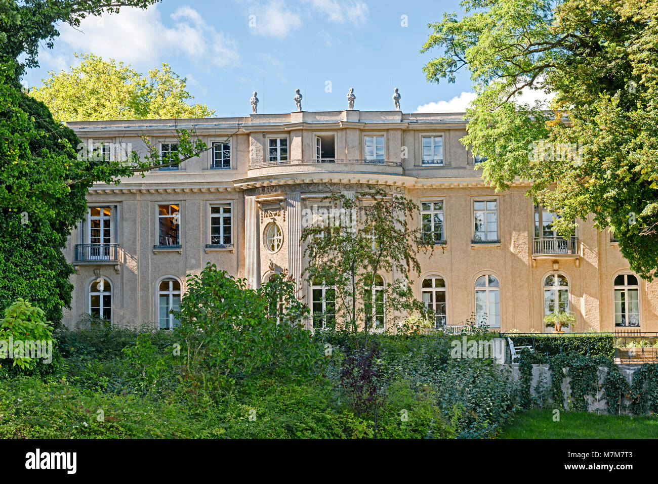 Berlino (Germania): Villa Wannsee, ubicazione della Conferenza di Wannsee xx Gennaio 1942: Haus der Wannsee-Konferenz Foto Stock