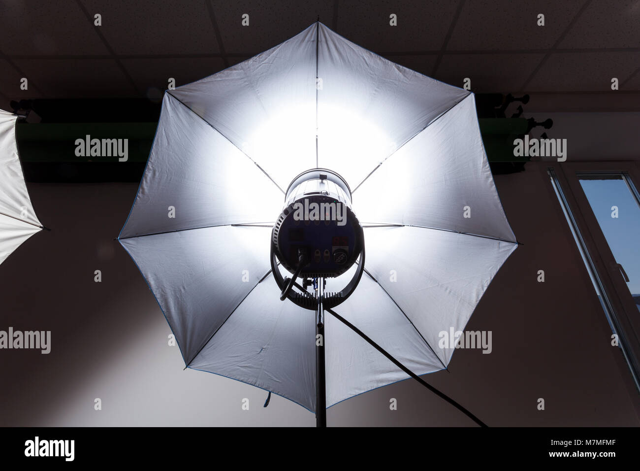 Studio fotografico flash strobo per luce e scattare foto Foto Stock