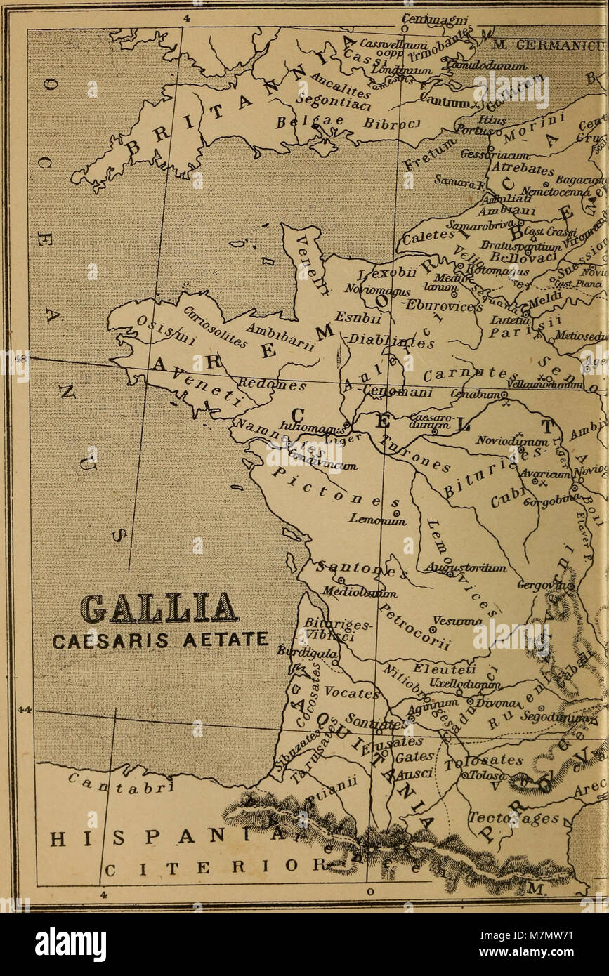 An Open Door to Cæsar (1903) è un testo didattico in lingua latina progettato per introdurre gli studenti agli scritti di Giulio Cesare, enfatizzando le capacità di traduzione e comprensione. Foto Stock