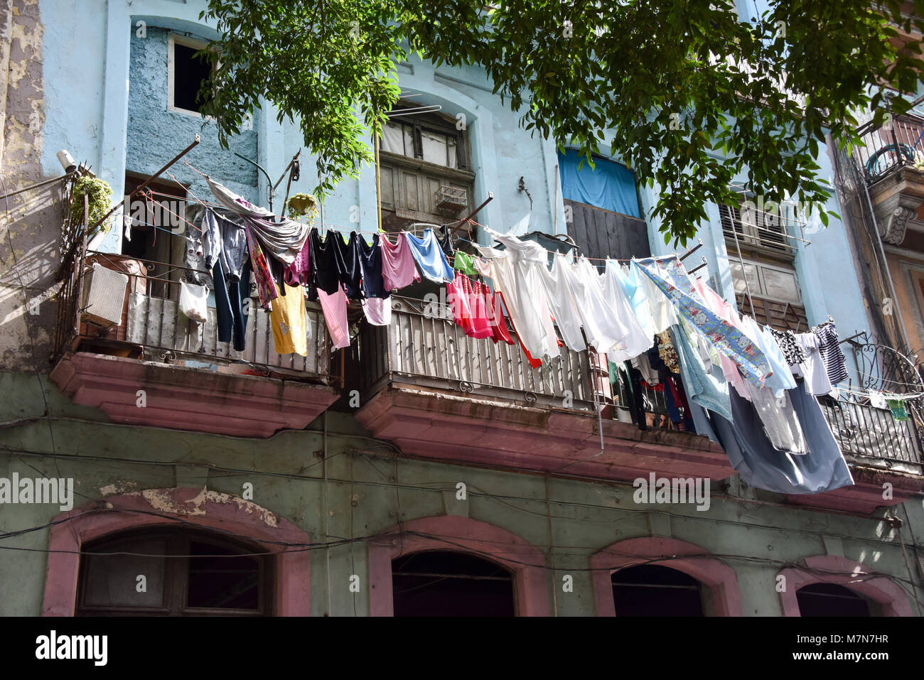 Il vecchio edificio. Habana Vieja Foto Stock