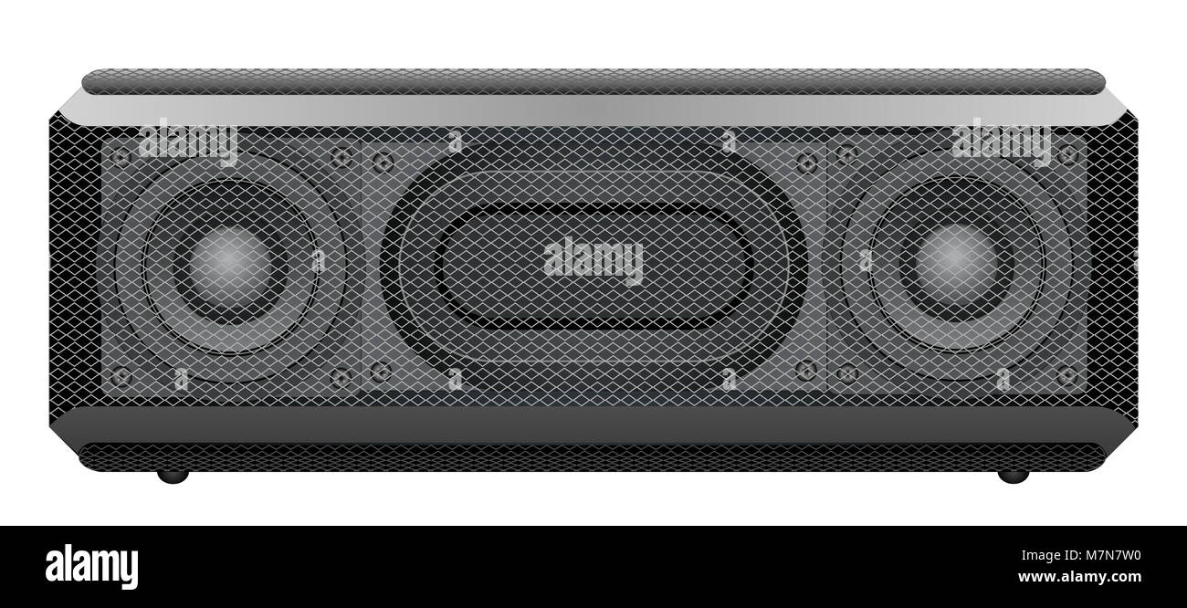 Moderno altoparlante Bluetooth Foto Stock
