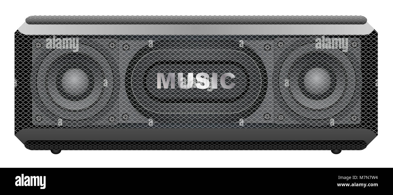Moderno altoparlante Bluetooth Foto Stock
