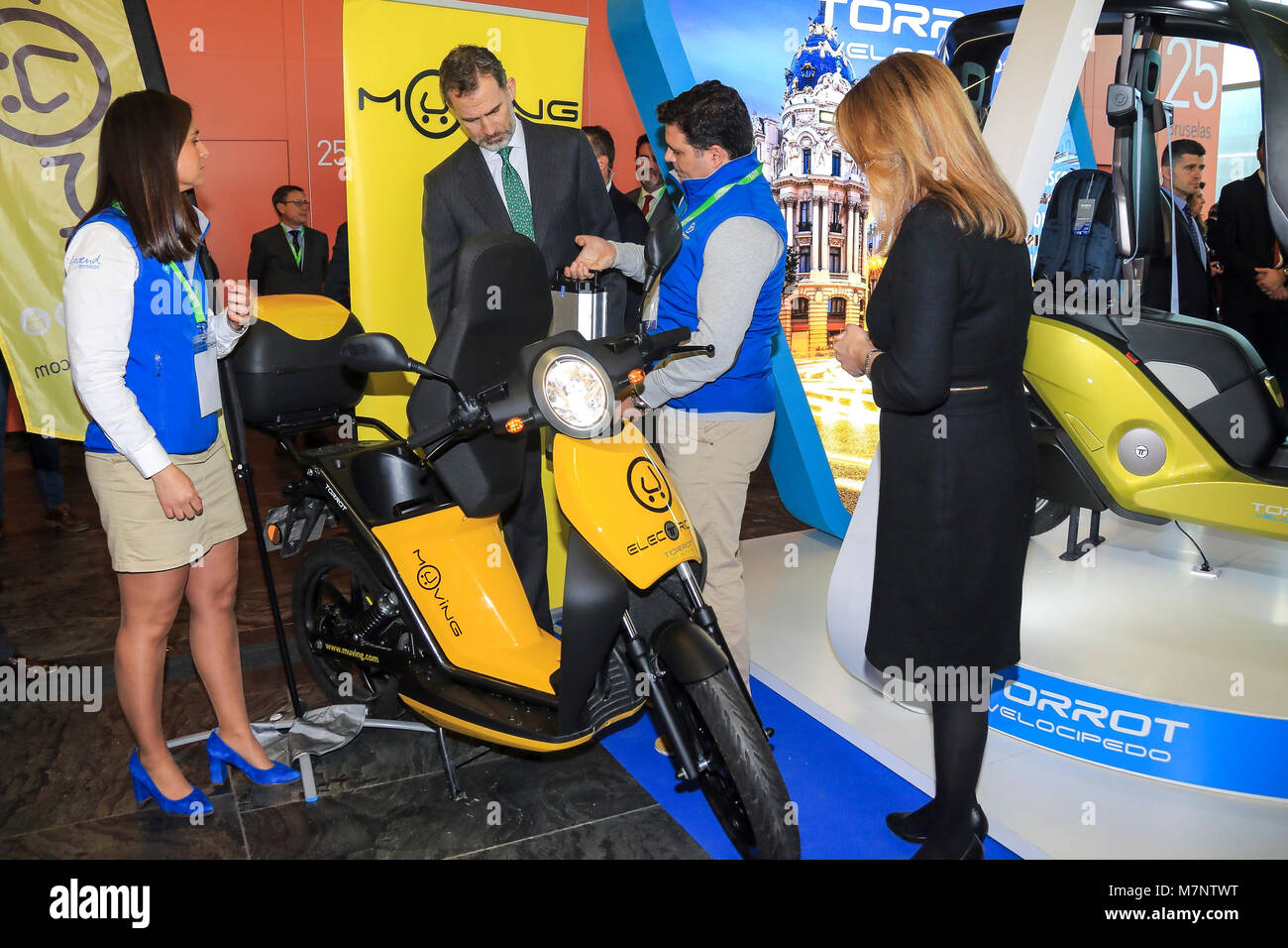 Re spagnolo Felipe VI e un politico Susana Diaz durante la cerimonia di inaugurazione della 1 edizione di " Andalucia settimana digitale " in Sevilla lunedì 12 marzo 2018 Credit: Gtres Información más Comuniación on line, S.L./Alamy Live News Foto Stock Re spagnolo Felipe VI e un politico Susana Diaz durante la cerimonia di inaugurazione della 1 edizione di " Andalucia settimana digitale " in Sevilla lunedì 12 marzo 2018 Credit: Gtres Información más Comuniación on line, S.L./Alamy Live News Foto Stock