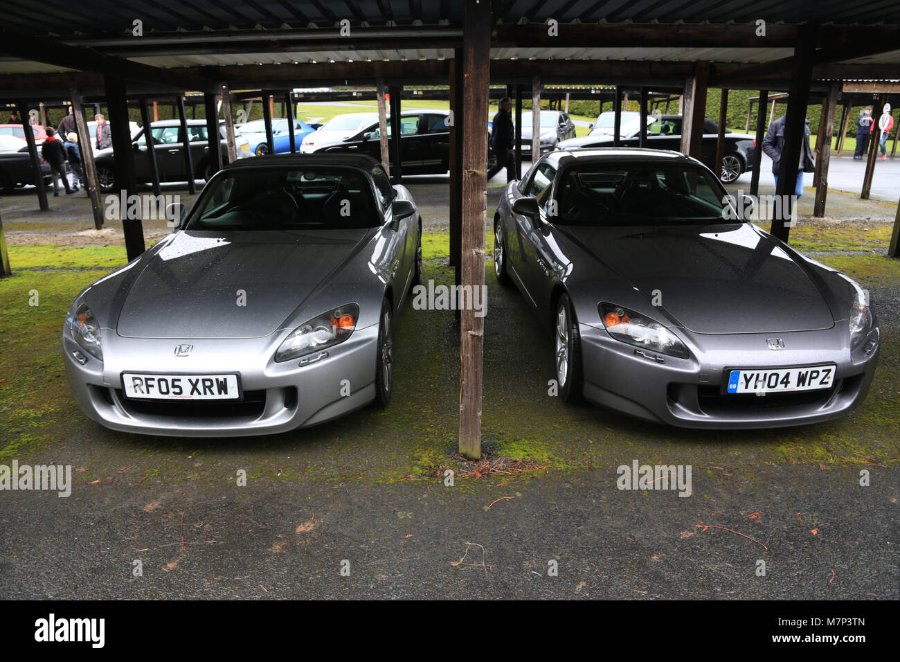 Due Honda S2000 auto sportive in Worcestershire, Regno Unito. Foto Stock