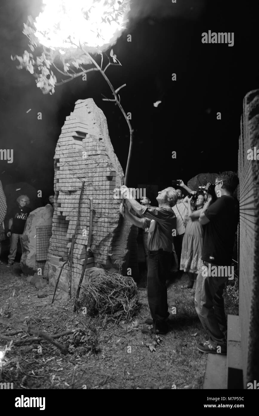 Agosto 29thth, 2015 - San Sperate Foto Stock