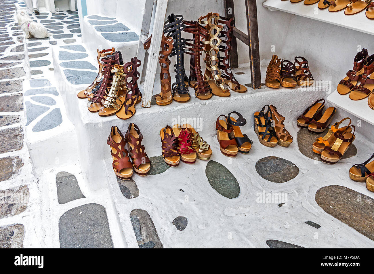 sandali greci fatti a mano