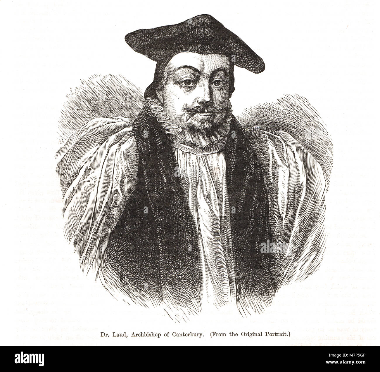 L Arcivescovo William narra, 1573-1645, Arcivescovo di Canterbury dal 1633, undici anni di tirannia, durante la regola personale di Carlo I Foto Stock