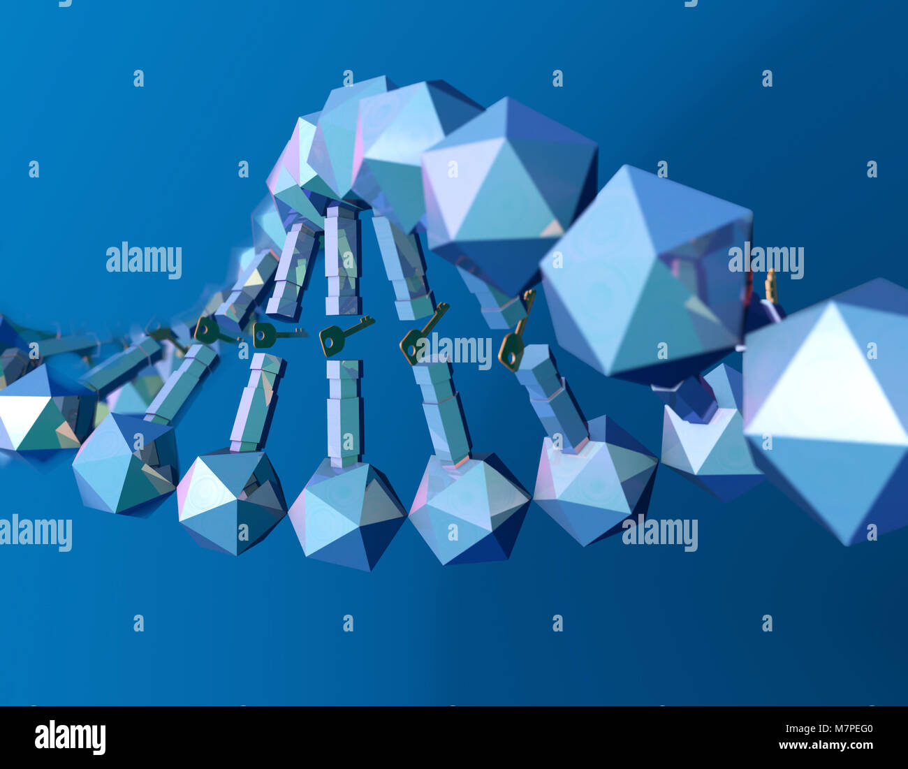 Nei dintorni di DNA, ereditarietà e eredità, commercio finanziario,chiave Foto Stock