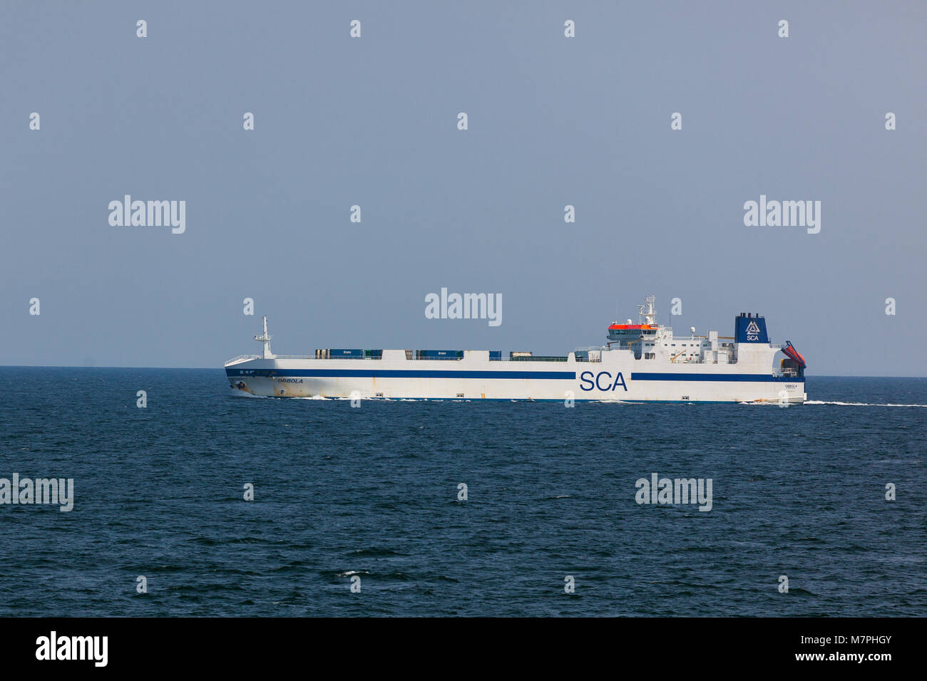 ' Obbola' ro-ro di nave da carico. Canale in inglese Foto Stock