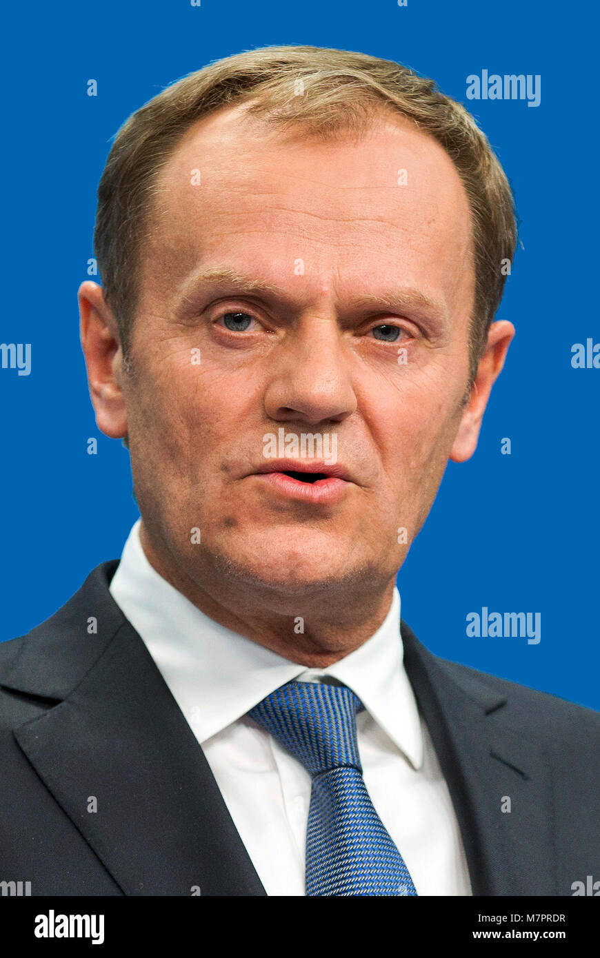 Donald Tusk - *22.04.1957: Polacco politico della Piattaforma Civica, Presidente del Consiglio europeo. Foto Stock