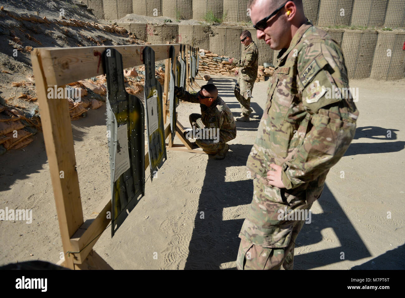 Aria 455th ala Expeditionary Bagram Airfield, Afghanistan Foto Stock