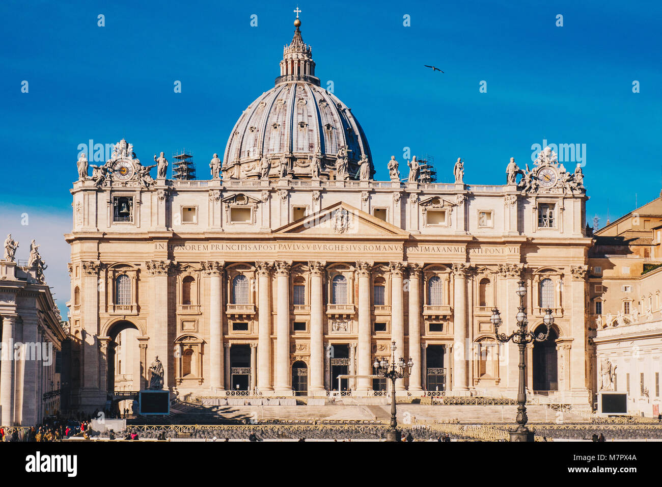 Basilica di San Pietro in Vaticano a Roma, Italia Foto Stock