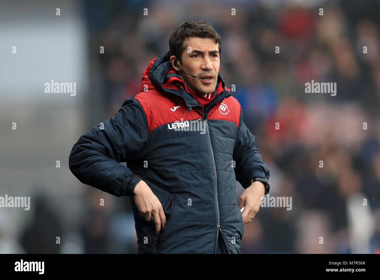 Swansea City primo allenatore della squadra di Bruno Lage Foto Stock